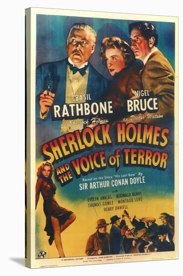 Sherlock Holmes and the Voice of Terror-null-Stretched Canvas
