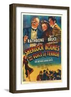 Sherlock Holmes and the Voice of Terror-null-Framed Art Print