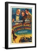 Sherlock Holmes and the Voice of Terror-null-Framed Art Print