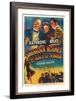 Sherlock Holmes and the Voice of Terror-null-Framed Art Print