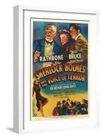 Sherlock Holmes and the Voice of Terror-null-Framed Art Print