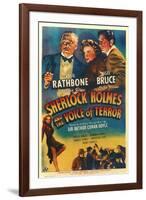 Sherlock Holmes and the Voice of Terror-null-Framed Art Print