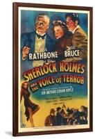 Sherlock Holmes and the Voice of Terror-null-Framed Art Print