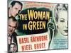 Sherlock Holmes And the Woman In Green, 1945, "The Woman In Green" Directed by Roy William Neill-null-Mounted Giclee Print