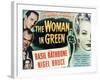 Sherlock Holmes And the Woman In Green, 1945, "The Woman In Green" Directed by Roy William Neill-null-Framed Giclee Print