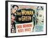 Sherlock Holmes And the Woman In Green, 1945, "The Woman In Green" Directed by Roy William Neill-null-Framed Giclee Print