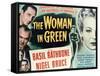 Sherlock Holmes And the Woman In Green, 1945, "The Woman In Green" Directed by Roy William Neill-null-Framed Stretched Canvas