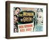Sherlock Holmes And the Woman In Green, 1945, "The Woman In Green" Directed by Roy William Neill-null-Framed Giclee Print