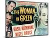 Sherlock Holmes And the Woman In Green, 1945, "The Woman In Green" Directed by Roy William Neill-null-Mounted Giclee Print