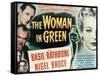 Sherlock Holmes And the Woman In Green, 1945, "The Woman In Green" Directed by Roy William Neill-null-Framed Stretched Canvas