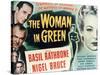 Sherlock Holmes And the Woman In Green, 1945, "The Woman In Green" Directed by Roy William Neill-null-Stretched Canvas