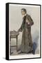 Sherlock Holmes as Played on the London Stage by Actor William Gillette-Spy (Leslie M. Ward)-Framed Stretched Canvas