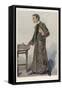 Sherlock Holmes as Played on the London Stage by Actor William Gillette-Spy (Leslie M. Ward)-Framed Stretched Canvas