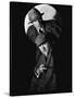 SHERLOCK HOLMES Basil Rathbone and Nigel Bruce (b/w photo)-null-Stretched Canvas