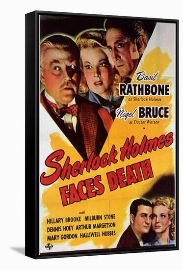 Sherlock Holmes Faces Death-null-Framed Stretched Canvas