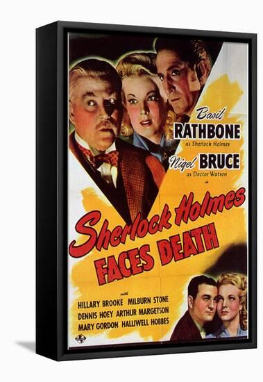 Sherlock Holmes Faces Death-null-Framed Stretched Canvas