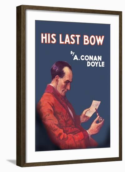 Sherlock Holmes- His Last Bow-Erberto Carboni-Framed Art Print