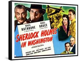 Sherlock Holmes in Washington, 1943-null-Framed Stretched Canvas