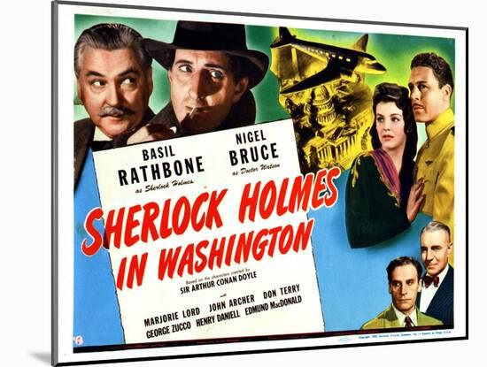 Sherlock Holmes in Washington, 1943-null-Mounted Art Print