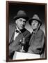 SHERLOCK HOLMES Nigel Bruce and Basil Rathbone (b/w photo)-null-Framed Photo