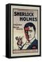 Sherlock Holmes: The Lyceum Theatre, London-John Stewart Browne-Framed Stretched Canvas