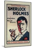 Sherlock Holmes: The Lyceum Theatre, London-John Stewart Browne-Mounted Art Print