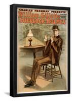 Sherlock Holmes Theatrical Play Poster No.1-null-Framed Poster