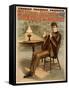 Sherlock Holmes Theatrical Play Poster No.1-Lantern Press-Framed Stretched Canvas