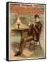 Sherlock Holmes Theatrical Play Poster No.1-Lantern Press-Framed Stretched Canvas