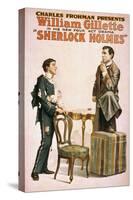 Sherlock Holmes Theatrical Play Poster No.3-Lantern Press-Stretched Canvas