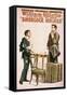 Sherlock Holmes Theatrical Play Poster No.3-Lantern Press-Framed Stretched Canvas