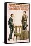 Sherlock Holmes Theatrical Play Poster No.3-Lantern Press-Framed Stretched Canvas