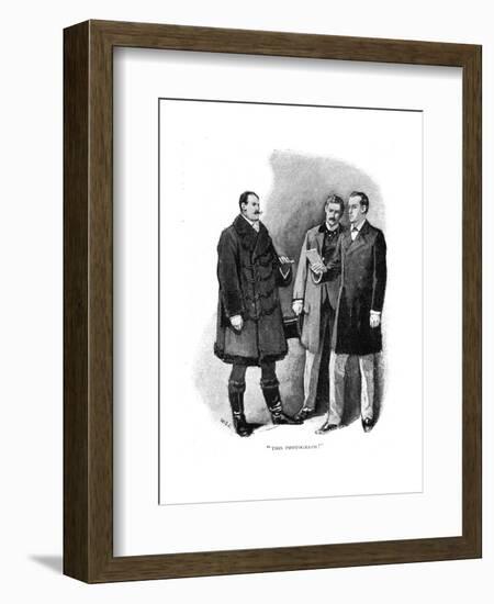 Sherlock Holmes-Sidney Paget-Framed Premium Giclee Print