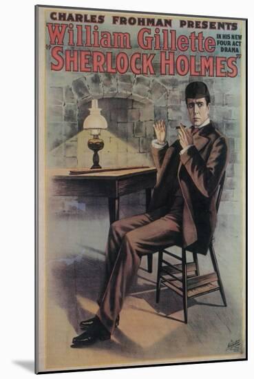 Sherlock Holmes-null-Mounted Art Print