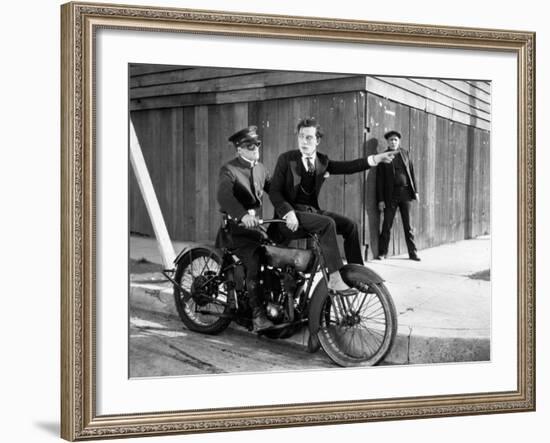 Sherlock, Jr., 1924-null-Framed Photographic Print