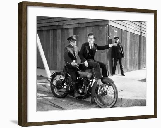 Sherlock, Jr., 1924-null-Framed Photographic Print