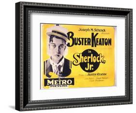 Sherlock, Jr., 1924-null-Framed Art Print