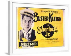 Sherlock, Jr., 1924-null-Framed Art Print