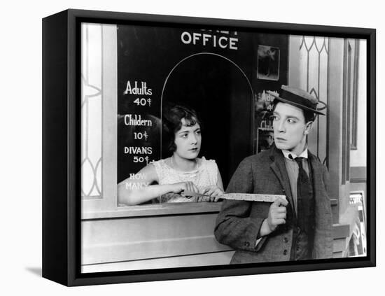 Sherlock Jr., Buster Keaton, 1924-null-Framed Stretched Canvas