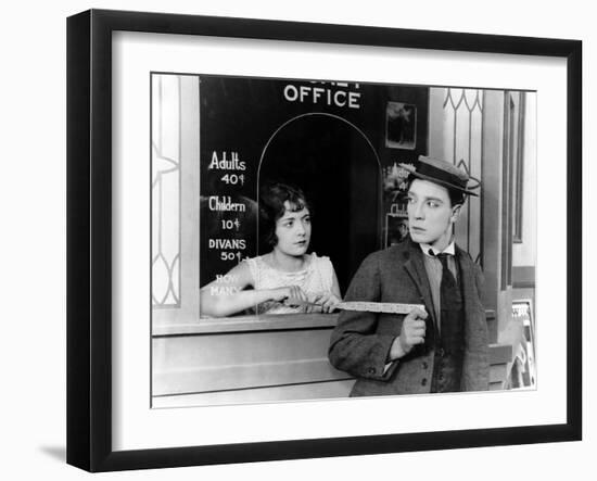 Sherlock Jr., Buster Keaton, 1924-null-Framed Photo