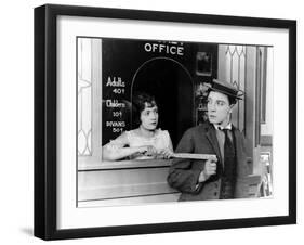 Sherlock Jr., Buster Keaton, 1924-null-Framed Photo