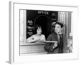 Sherlock Jr., Buster Keaton, 1924-null-Framed Photo