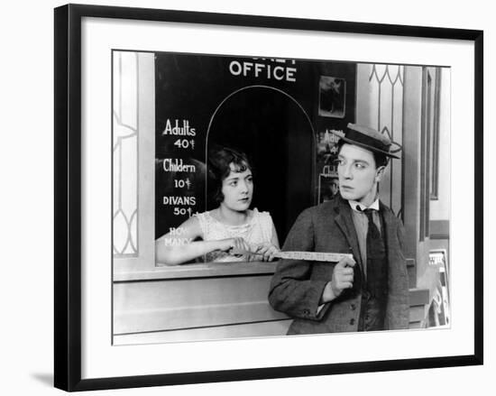 Sherlock Jr., Buster Keaton, 1924-null-Framed Photo