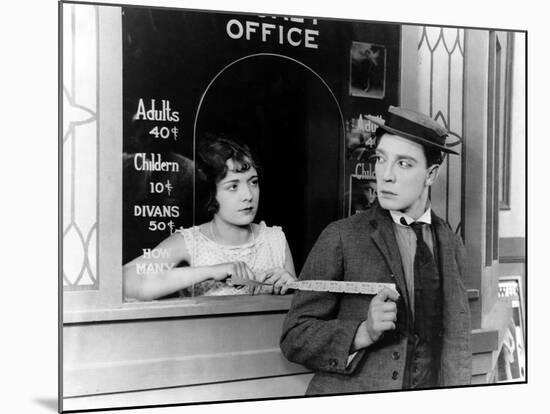 Sherlock Jr., Buster Keaton, 1924-null-Mounted Photo