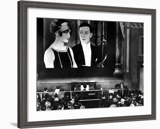 Sherlock Jr., Kathryn McGuire, Buster Keaton, 1924, Movie Theater-null-Framed Photo