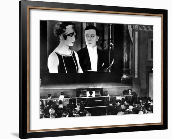 Sherlock Jr., Kathryn McGuire, Buster Keaton, 1924, Movie Theater-null-Framed Photo