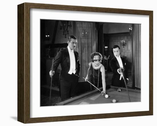 Sherlock Jr., Ward Crane, Kathryn McGuire, Buster Keaton, 1924-null-Framed Photo