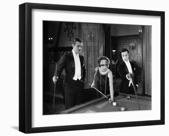 Sherlock Jr., Ward Crane, Kathryn McGuire, Buster Keaton, 1924-null-Framed Photo