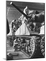 Sherman M4 Tank on Assembly at a Chrysler Plant-Andreas Feininger-Mounted Photographic Print