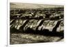 Sherman Tanks-null-Framed Art Print